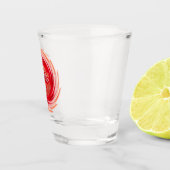 Wild Wolf Whirling Klarscherglas Schnapsglas (Rechts)
