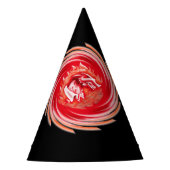 Wild Wolf Whirling-Party-Hüte Partyhütchen (Vorderseite)