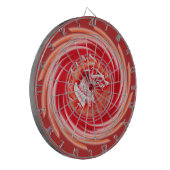 Wild Wolf Whirling Red Dartboard Dartscheibe (Vorderseite Links)