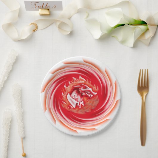 Wild Wolf Whirling Teller (Hochzeit)