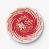 Wild Wolf Whirling Teller (Vorderseite)