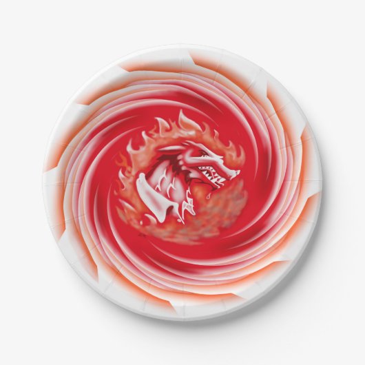 Wild Wolf Whirling Teller (Vorderseite)