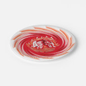 Wild Wolf Whirling Teller (Schrägansicht)