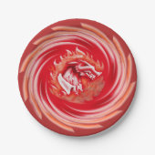 Wild Wolf Whirling Teller (Vorderseite)