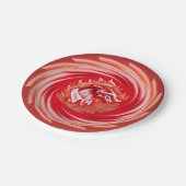 Wild Wolf Whirling Teller (Schrägansicht)