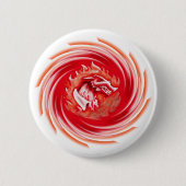 Wild Wolf Whirling weiße Taste Button (Vorderseite)