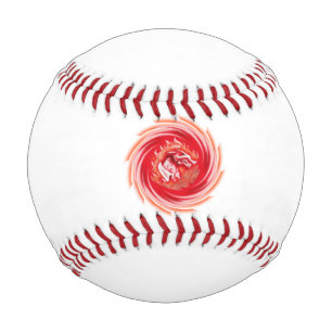 Wild Wolf Whirling, weißer Baseball