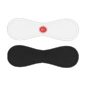 Wild Wolf Whirling, weißer und schwarzer Baseball (Paneele)