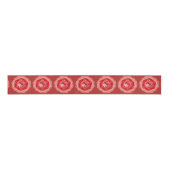 Wild Wolf Wirbelnd roter Bandspool Ripsband (Vorderseite)