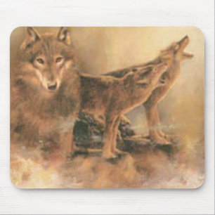 Wild Wolves Mouse Pad Mousepad