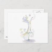 Wild Woman Postkarte (Vorne/Hinten)