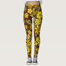 Wild Wonder Blume Leggings, trendige Leggings