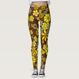 Wild Wonder Blume Leggings, trendige Leggings