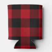 Wild Wonderful Christmas Red Buffalo Kariert ID604 Dosenkühler (Rückseite)