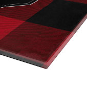 Wild Wonderful Christmas Red Buffalo Kariert ID604 Schneidebrett (Ecke)