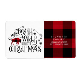 Wild Wonderful Christmas Red & White Buffalo ID604