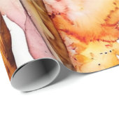 Wild Wonders Watercolor Collage Geschenkpapier (Rolleneckpunkt)