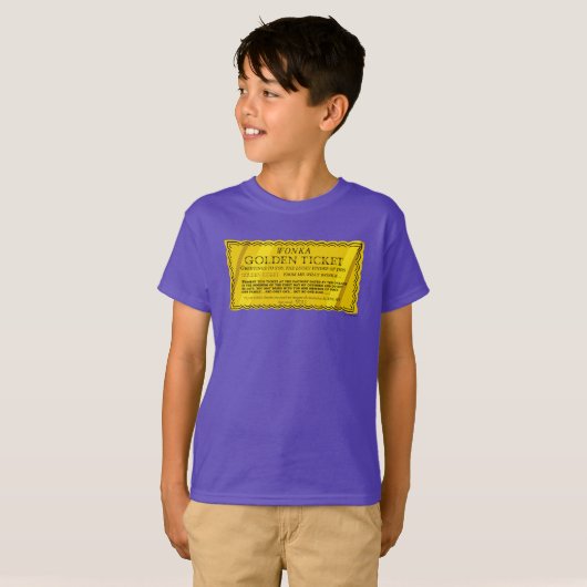 Wild Wonka Golden Ticket T-Shirt (Vorne ganz)