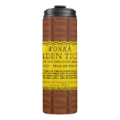Wild Wonka Golden Ticket Thermosbecher (Vorderseite)