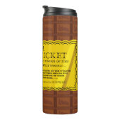 Wild Wonka Golden Ticket Thermosbecher (Nach rechts gedreht)