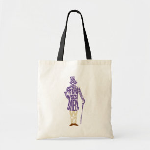 Wild Wonka Quote Silhouette Tragetasche