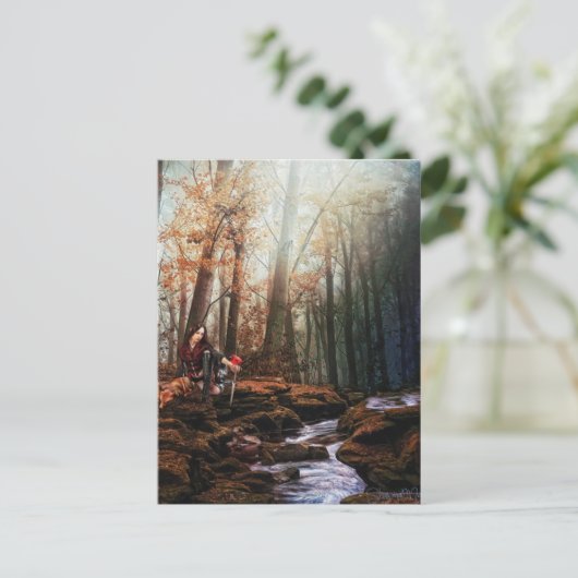 Wild Wood Elf Postcard Postkarte (Stehend Vorderseite)