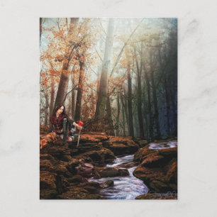 Wild Wood Elf Postcard Postkarte