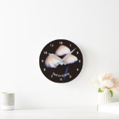 Wild Woodland Mushrooms Nature Personalized Runde Wanduhr (Zuhause)