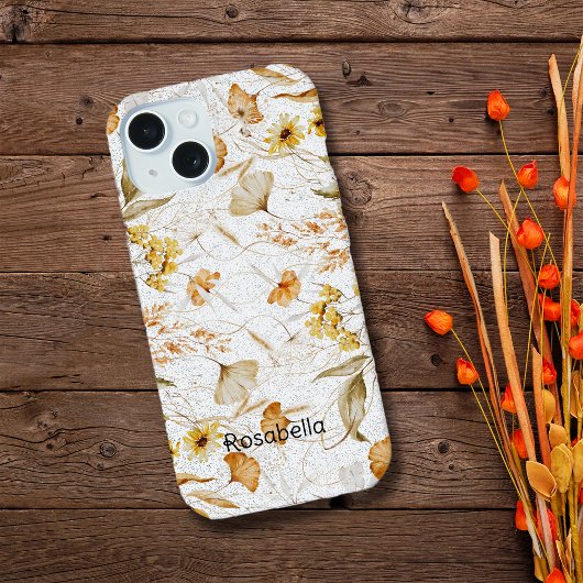 Wild Woodlands Botanicals personalisieren Name iPhone 15 Hülle