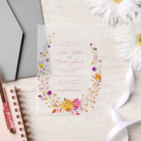 Wild Wreath Beautiful Fall Blume Einfache Hochzeit