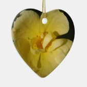 Wild Yellow Rose Keramik Ornament (Rechts)