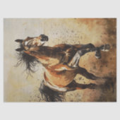Wild Young Horse Decoupage Seidenpapier (Vorderseite)