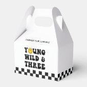 Wild Young und Three Boy 3. Geburtstag Geschenkschachtel (Vorderseite)