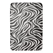 Wild Zebra Bathroom Mat Badematte (Vorderseite Vertikal)