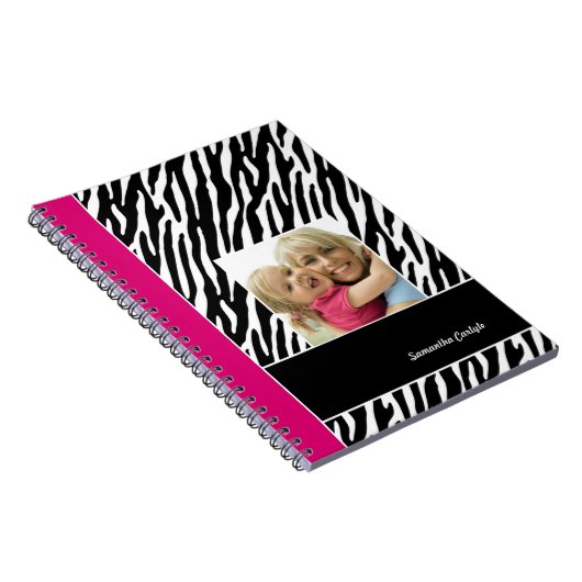 Wild Zebra Notebook Notizblock (Rechte Seite)