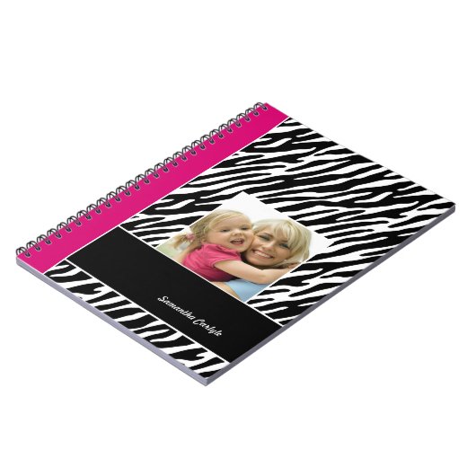 Wild Zebra Notebook Notizblock (Linke Seite)