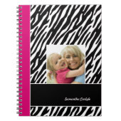 Wild Zebra Notebook Notizblock (Vorderseite)