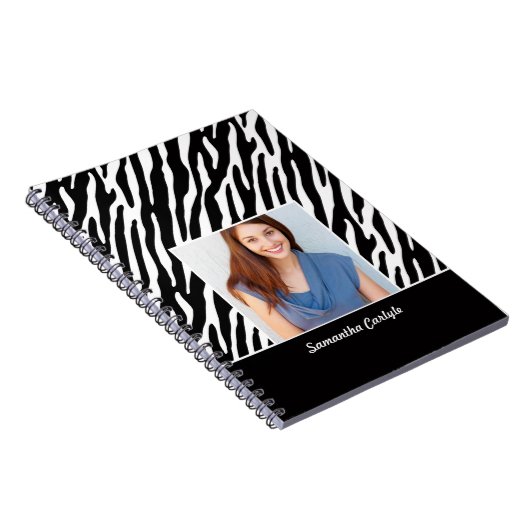 Wild Zebra Notebook Notizblock (Rechte Seite)