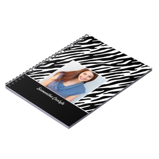 Wild Zebra Notebook Notizblock (Linke Seite)