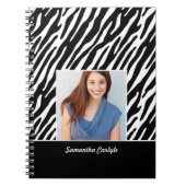 Wild Zebra Notebook Notizblock (Vorderseite)