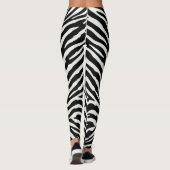 Wild Zebra Pattern Leggings (Rückseite)