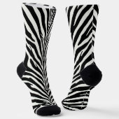 Wild Zebra Pattern Socken (Gewinkelt)