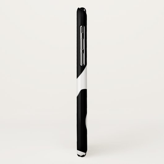 Wild Zebra Print mit Name Case-Mate iPhone Case (Hinten/Links)