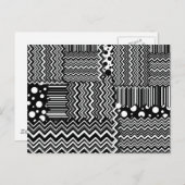 Wild Zig-Zags Postkarte (Vorne/Hinten)