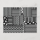 Wild Zig-Zags Postkarte (Vorderseite)