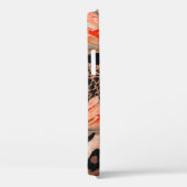 Wildafrikanische Tierhaut mit Brom-Blume-Pattern Case-Mate iPhone Hülle (Rückseite / Rechts)