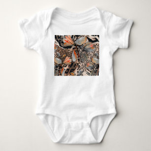 Wildafrikanisches Hautmuster Baby Strampler