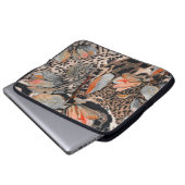 Wildafrikanisches Hautmuster Laptopschutzhülle (Vorne Knopf)