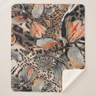 Wildafrikanisches Hautmuster Sherpadecke