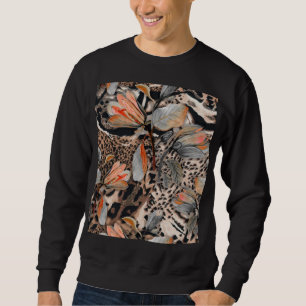 Wildafrikanisches Hautmuster Sweatshirt